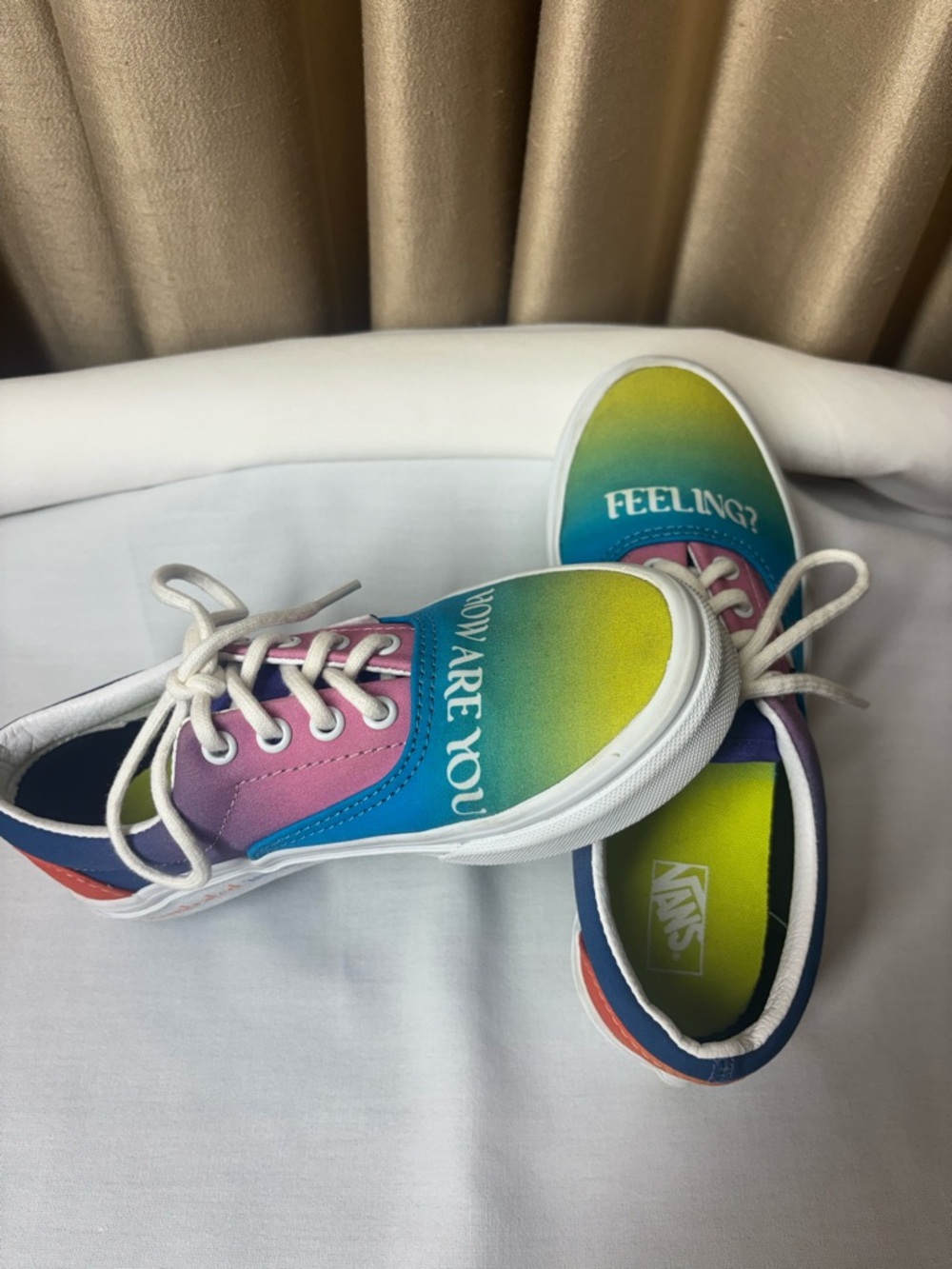 Vans Rainbow Gradient 'How Are You Feeling?' Low Top Sneakers
